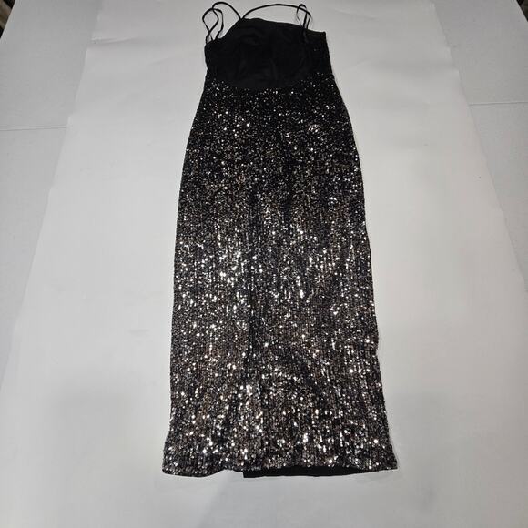 LPA Andrea Dress in Black & Silver Small - Picture 12 of 13